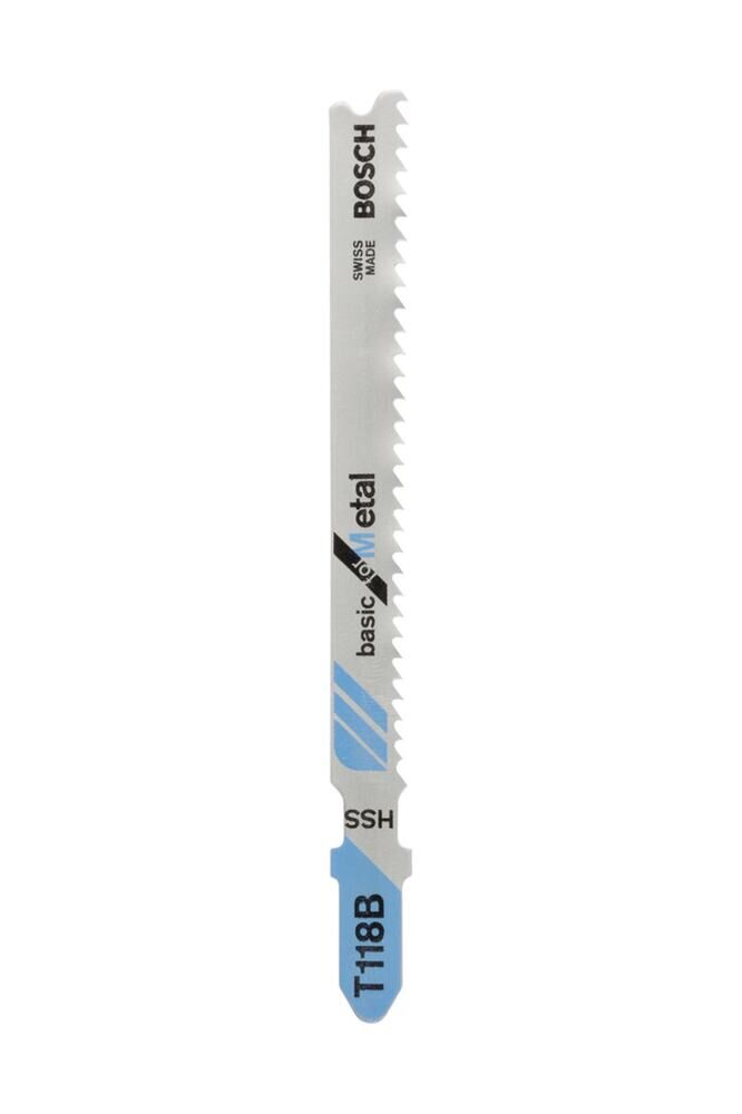 T 118 B Basic For Metal 5'Li Dekupaj Testeresi Bıçağı