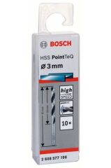 HSS PointTeQ Matkap Uç Metal 3x33x61mm 10 Parça