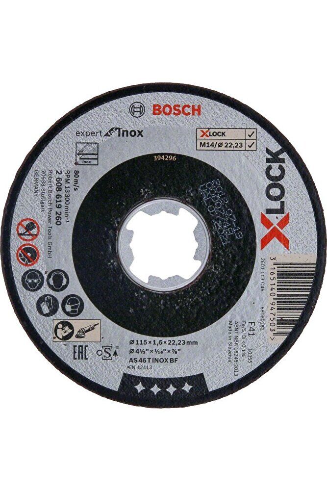 X-lock 115*1,6 Mm Expert Inox Kesme Taşı 2608619260