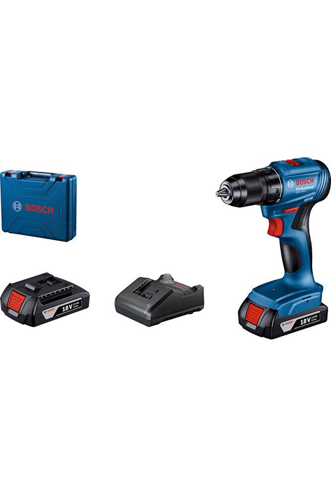 Professional GSR 185 LI Akülü Delme Vidalama Mak. 2 x 2.0 Ah; Case