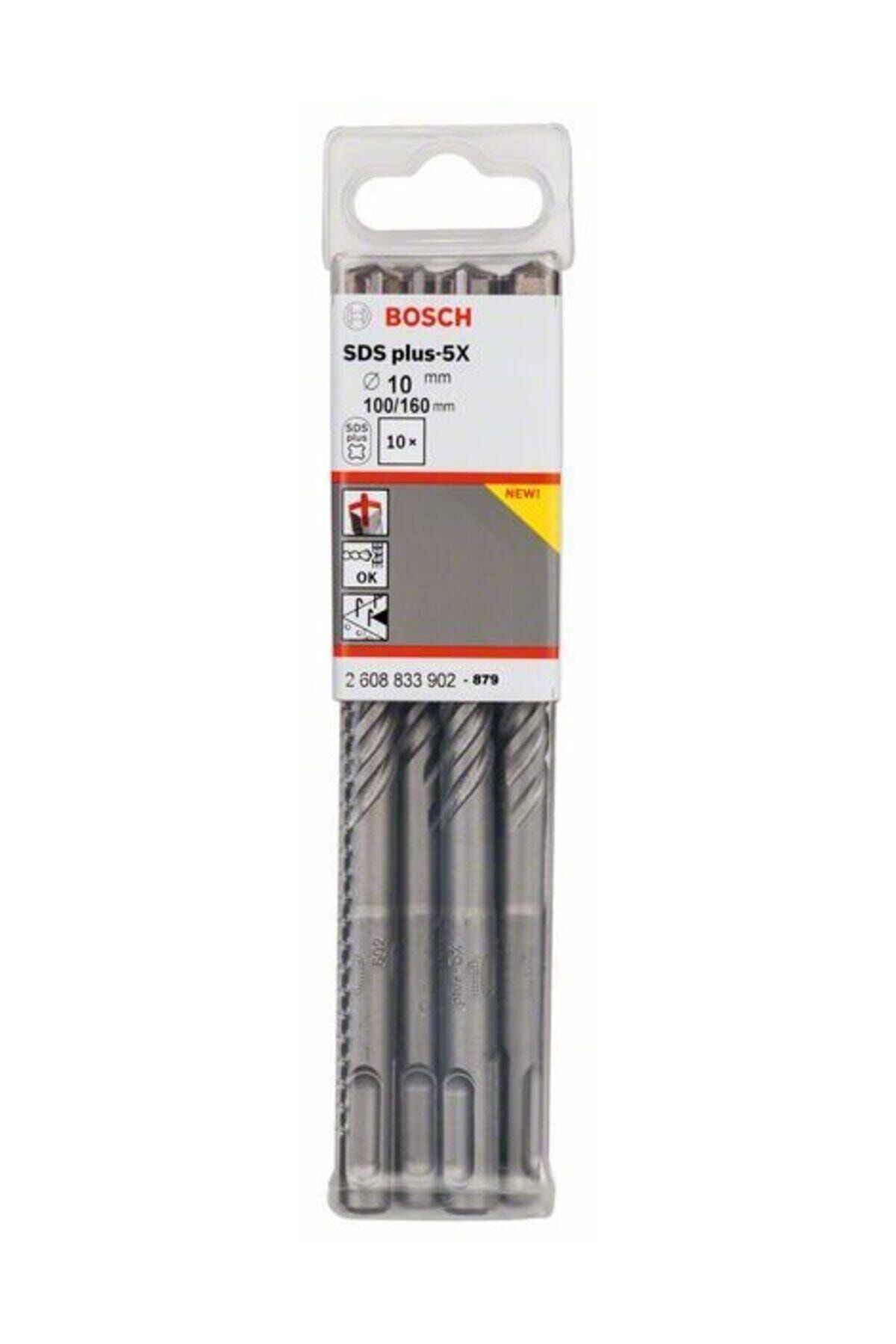 SDS-Plus-5X 10*160 mm 10'lu Paket