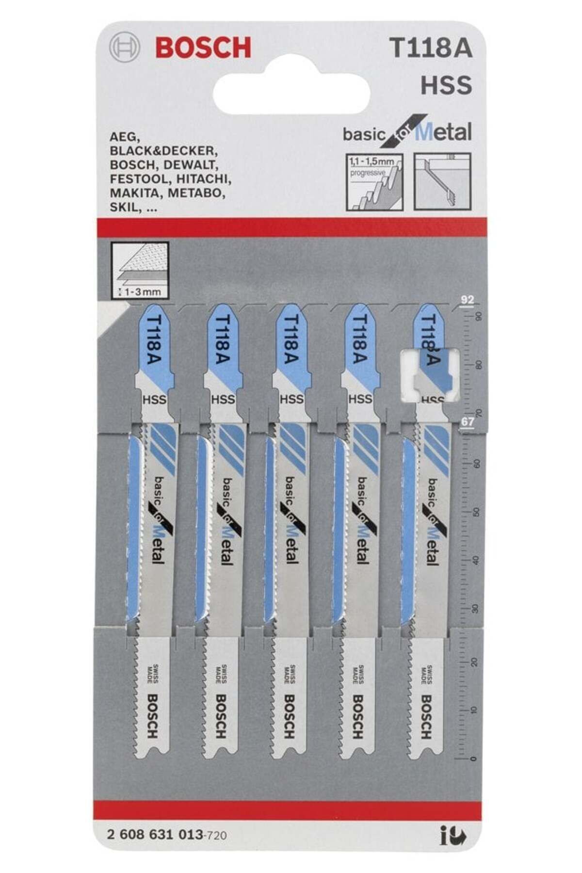 T 118 BF Flexible for Metal 5'li