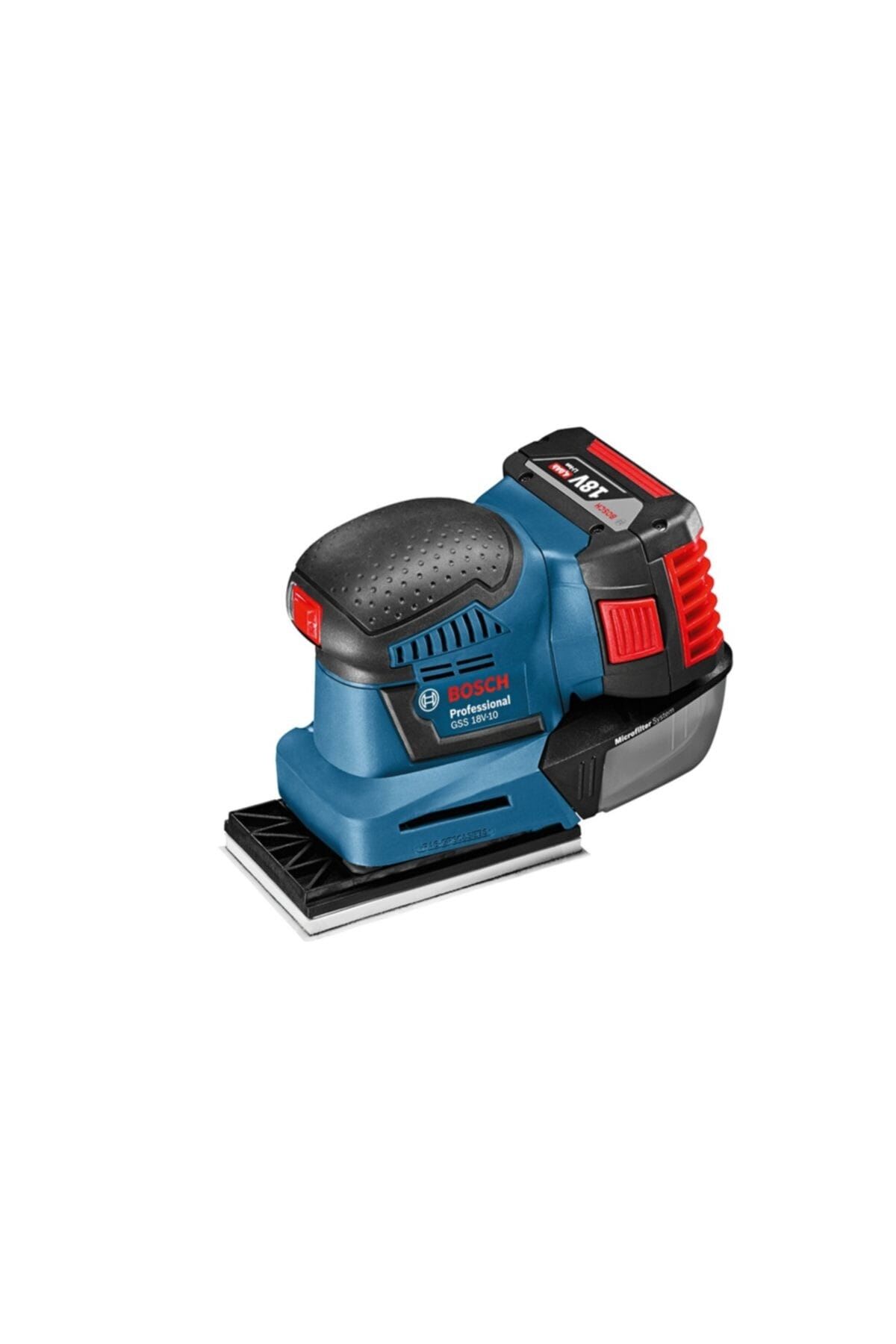 GSS 18V-10 Akülü Titreşimli Zımpara