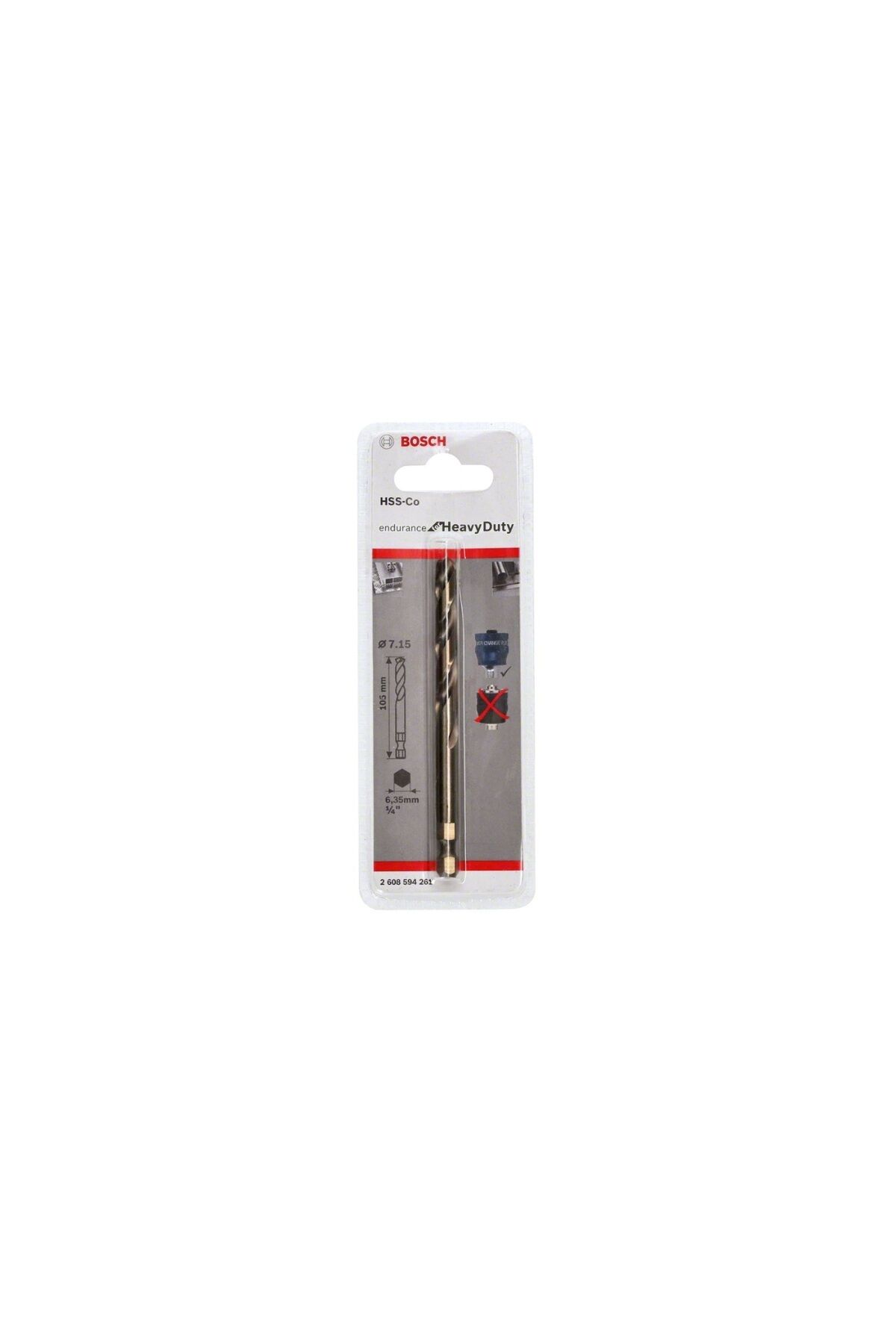 PC-Plus eHD Merkezleme Ucu HSS-Co 105 mm